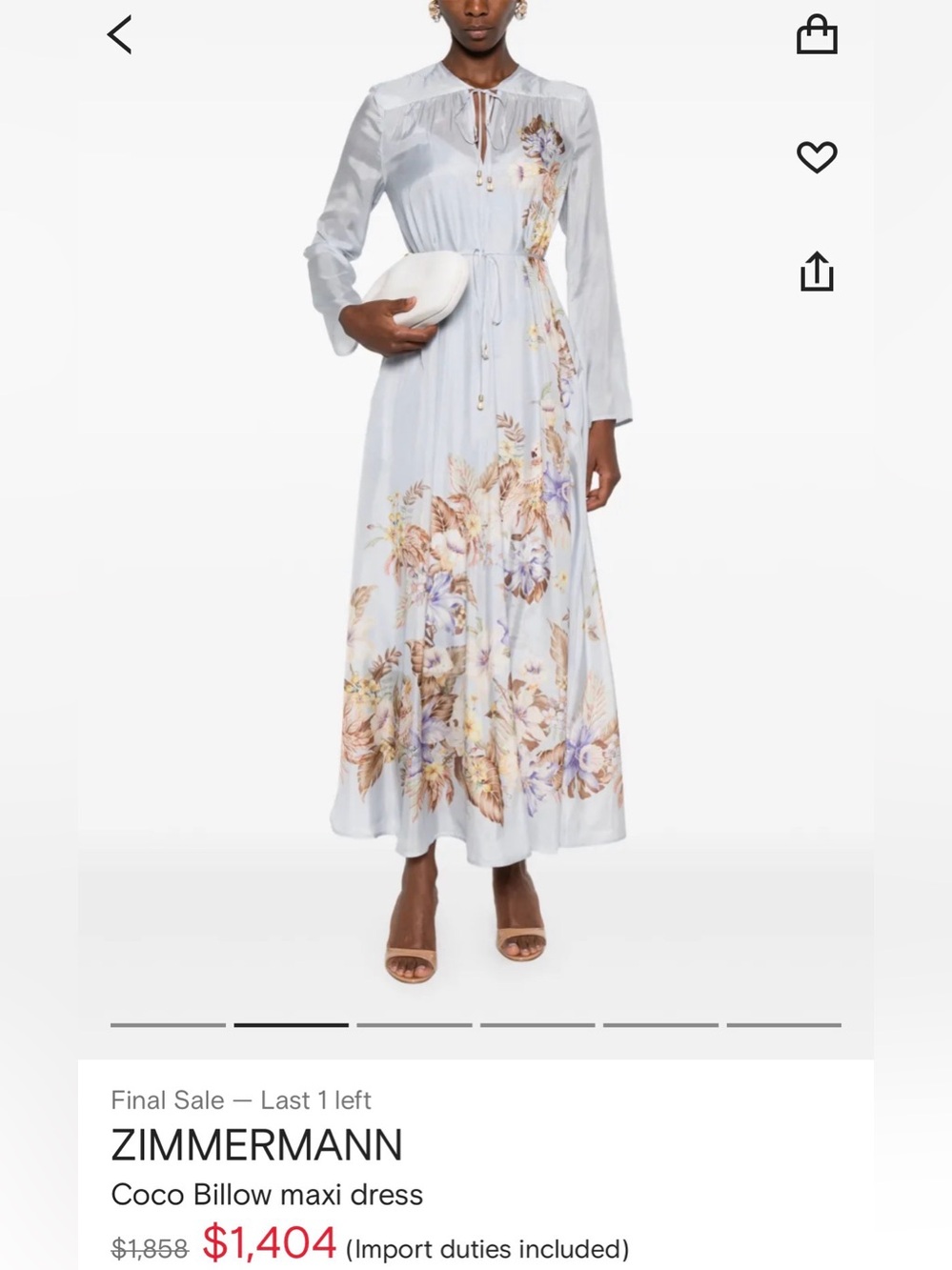 ZIMMERMANN Coco Billow maxi dress